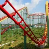 Medium-sized three-ring 440 roller coaster