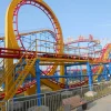 Medium-sized three-ring 440 roller coaster