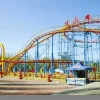 Medium-sized three-ring 440 roller coaster