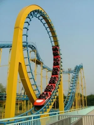Triple-Loop 500m Roller Coaster