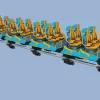Five-ring roller coaster