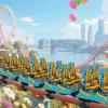 Five-ring roller coaster